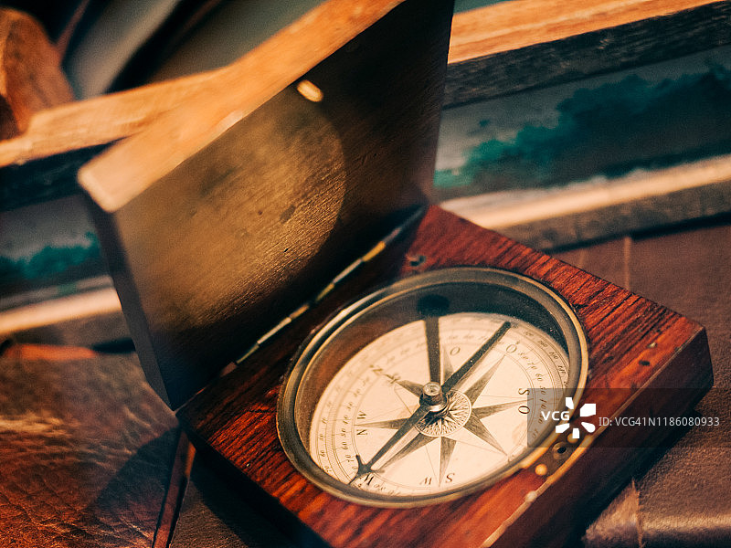 复古指南针图片素材