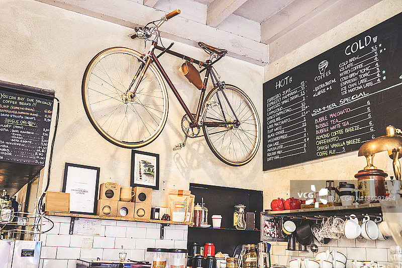 恰到好处的店铺内部装饰图片素材