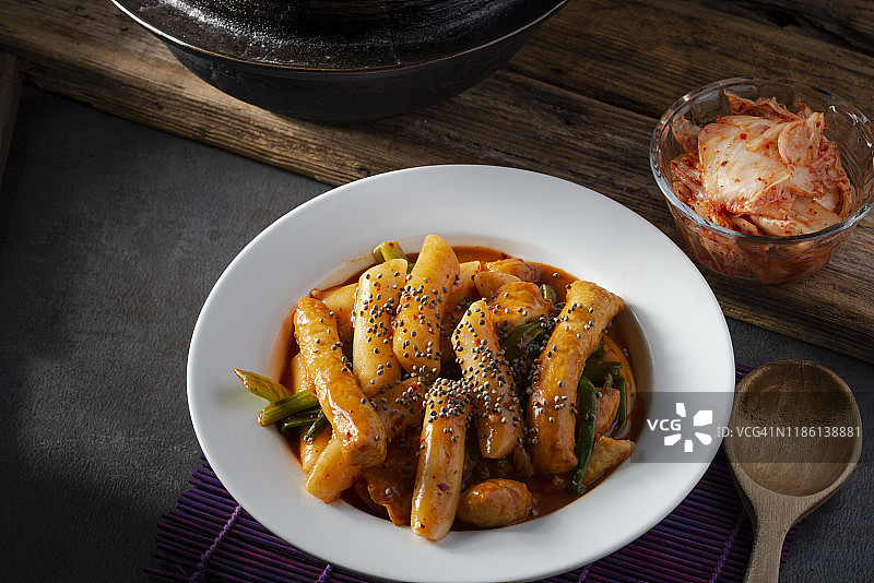 香辣炒年糕／韩国料理图片素材