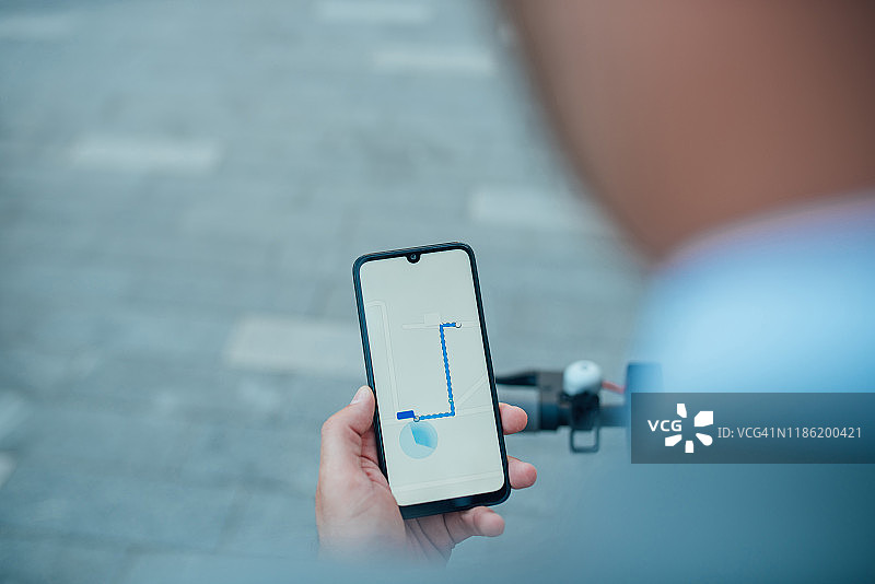 使用手机GPS获取导航图片素材