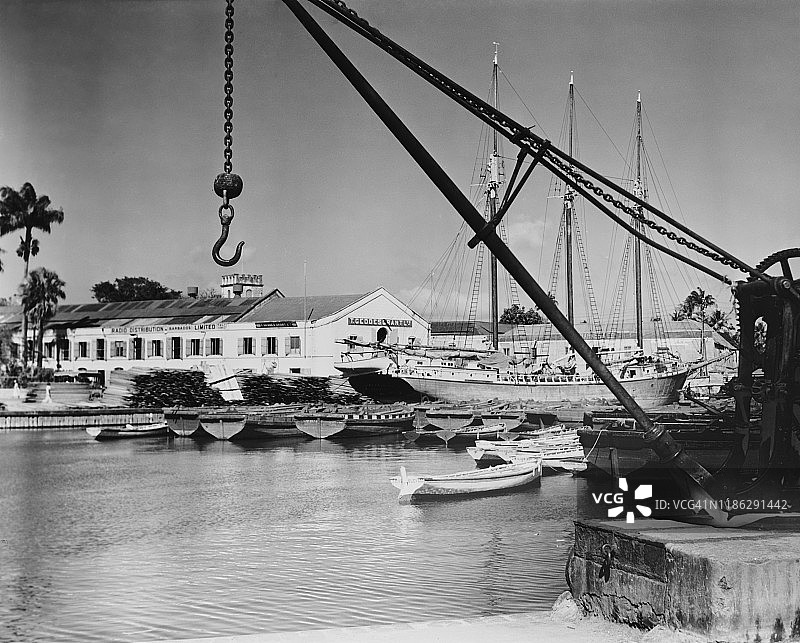 巴巴多斯港口图片素材