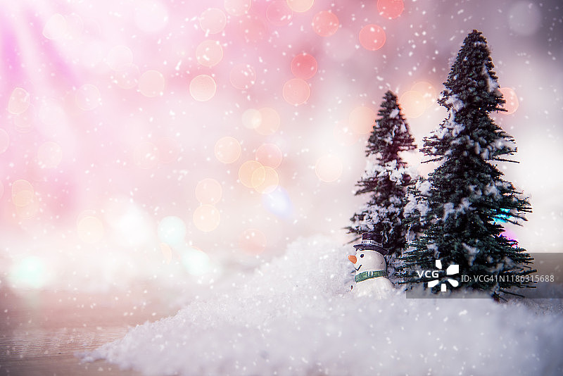 冬季雪景图片素材