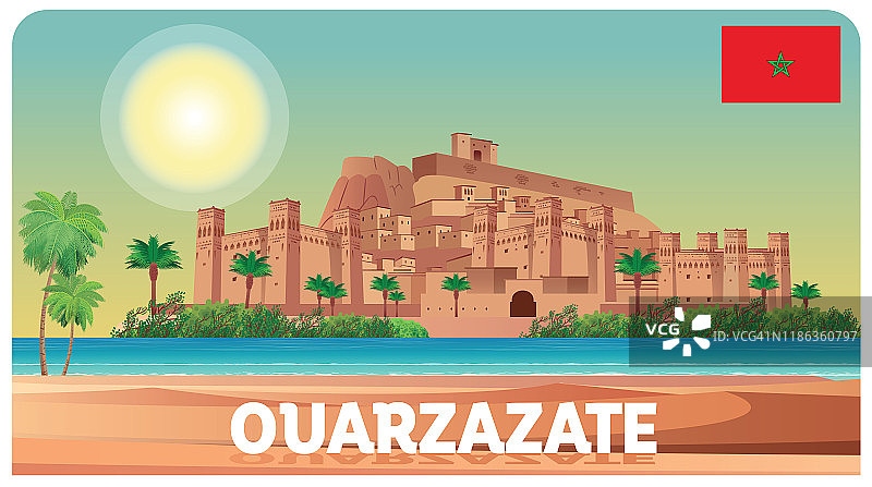 摩洛哥艾本哈杜古城瓦尔扎扎特图片素材