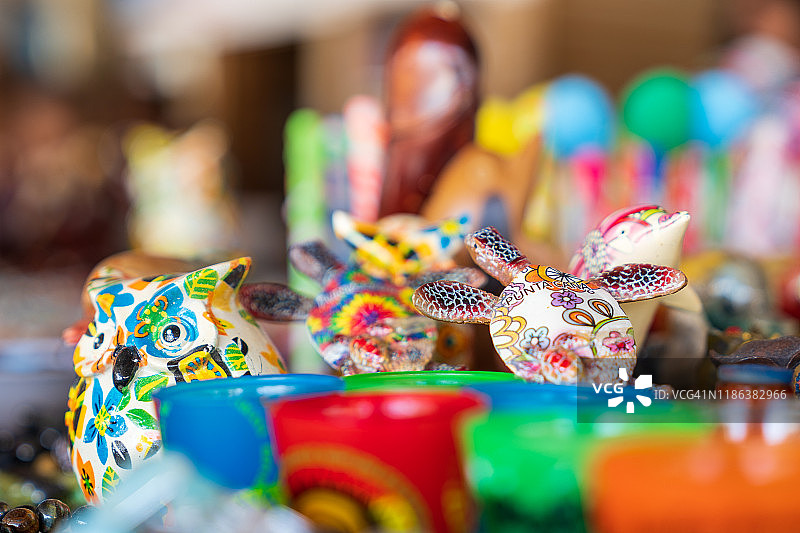 蓬塔卡纳，多米尼加共和国的热带纪念品图片素材