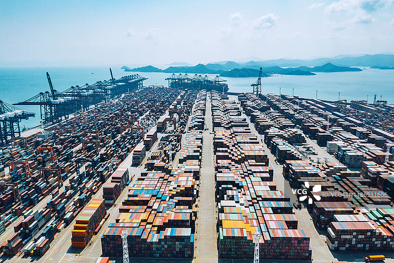 中国深圳集装箱港口图片素材