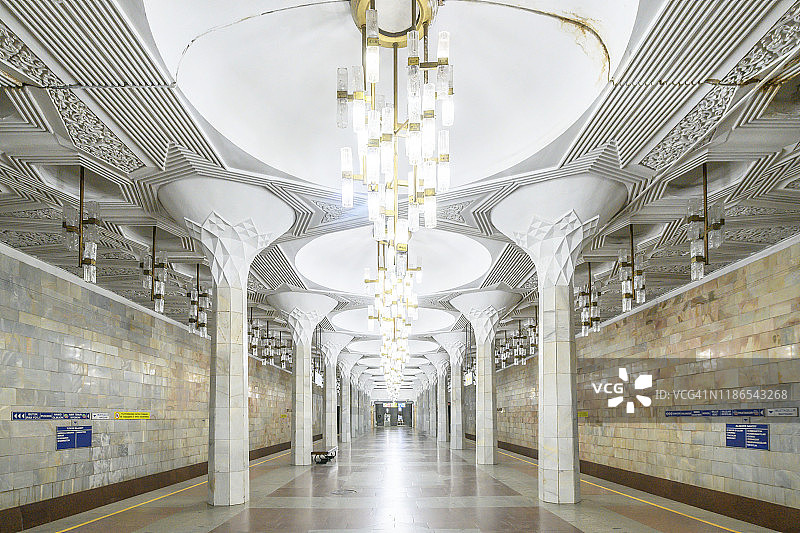 乌兹别克斯坦塔什干独立广场地铁站图片素材