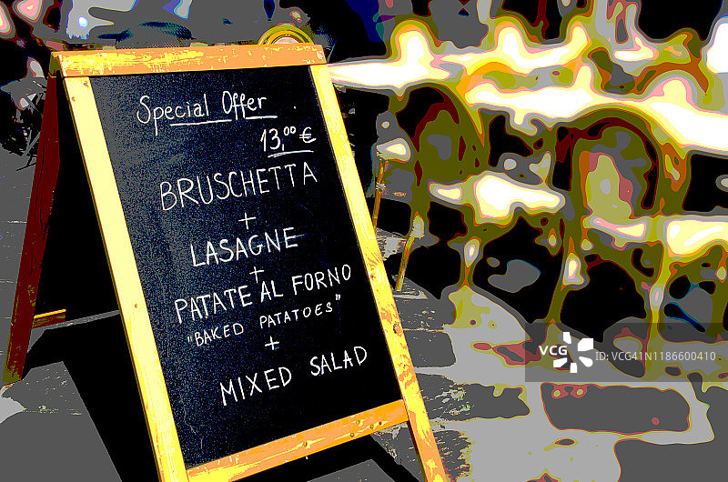 户外咖啡馆标志图片素材