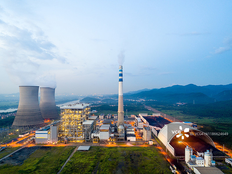火力发电图片素材