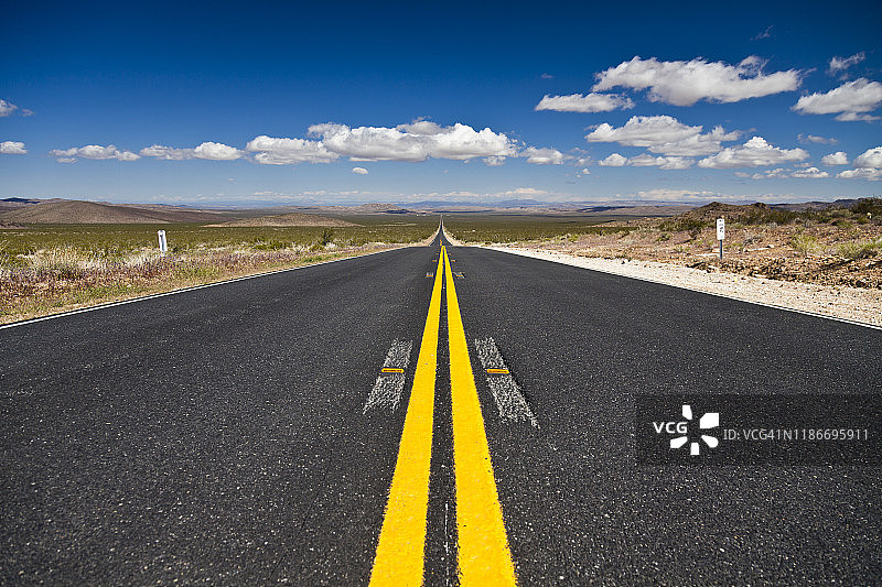 美国西海岸的无尽街道图片素材