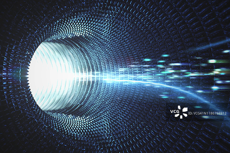 隧道中的速度运动量子图片素材