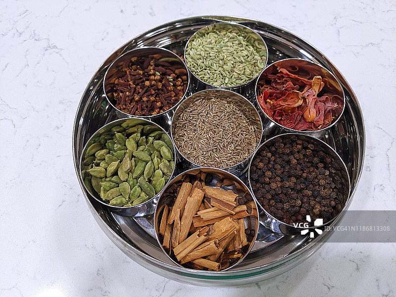 印度香料图片素材