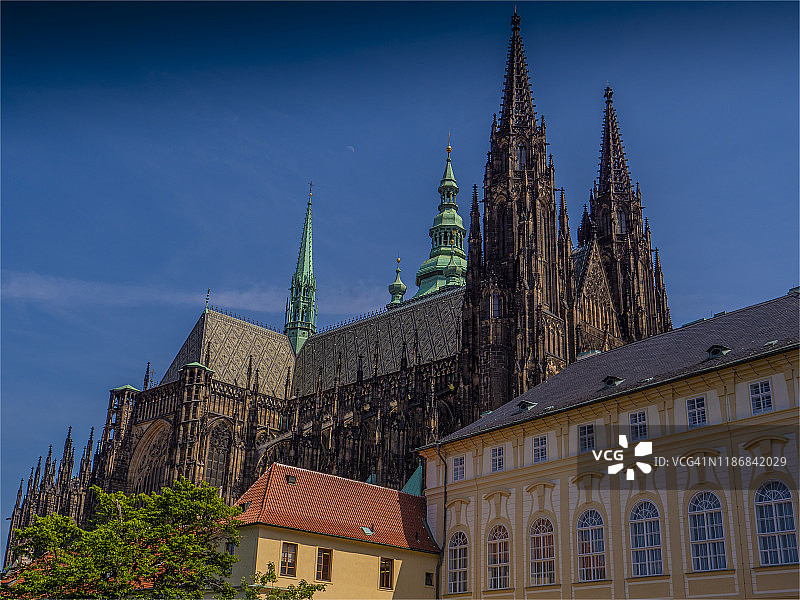 圣维特主教座堂，布拉格，捷克共和国。图片素材