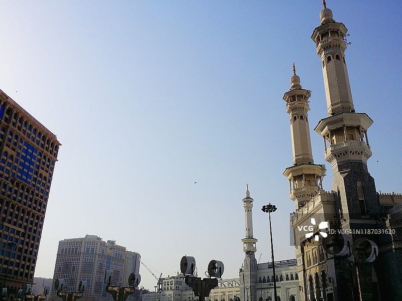 Al Haram清真寺的尖塔图片素材