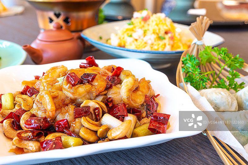 川味香辣炒虾图片素材