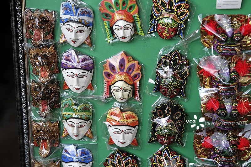 巴厘岛磁铁纪念品图片素材