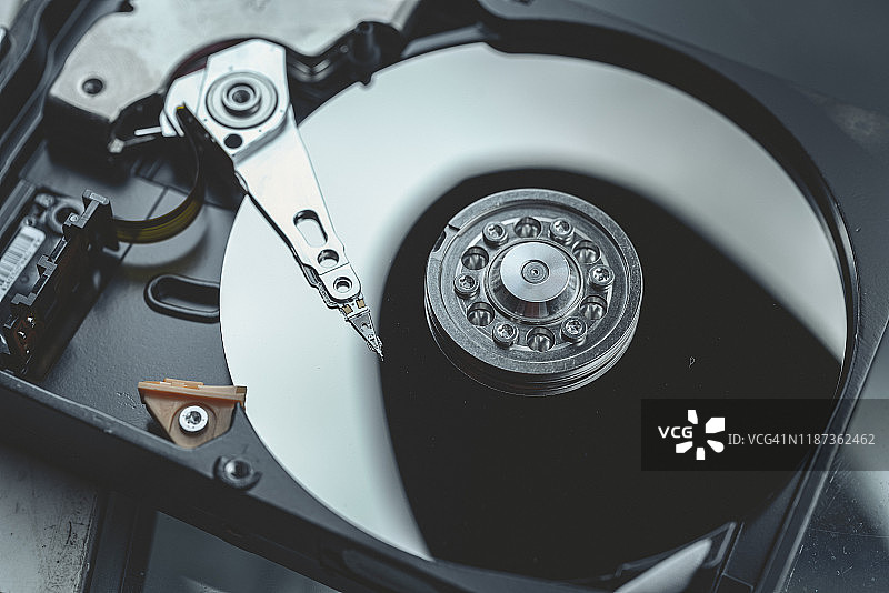 硬盘内部结构图片素材