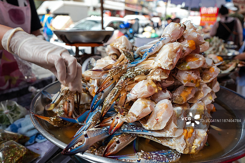 新鲜花蟹图片素材