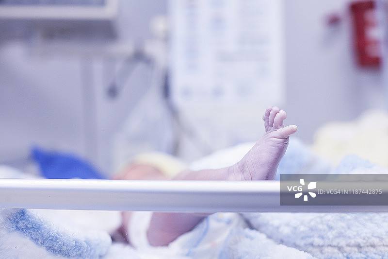 新生男婴图片素材