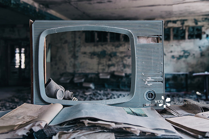 乌克兰切尔诺贝利隔离区图片素材