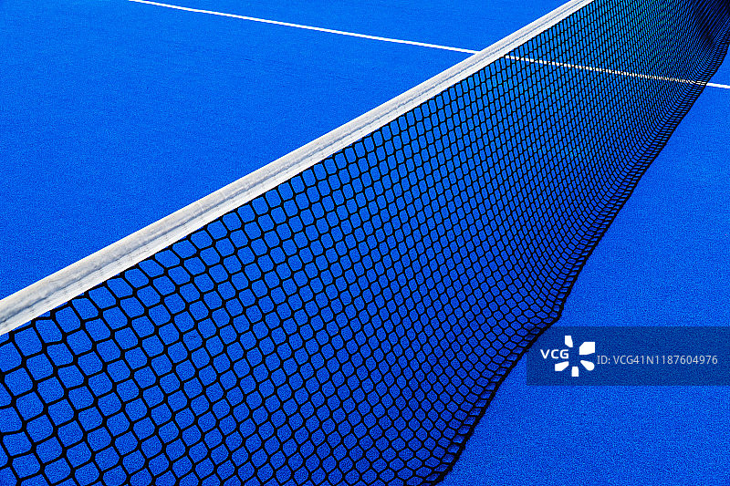 蓝色网球场图片素材