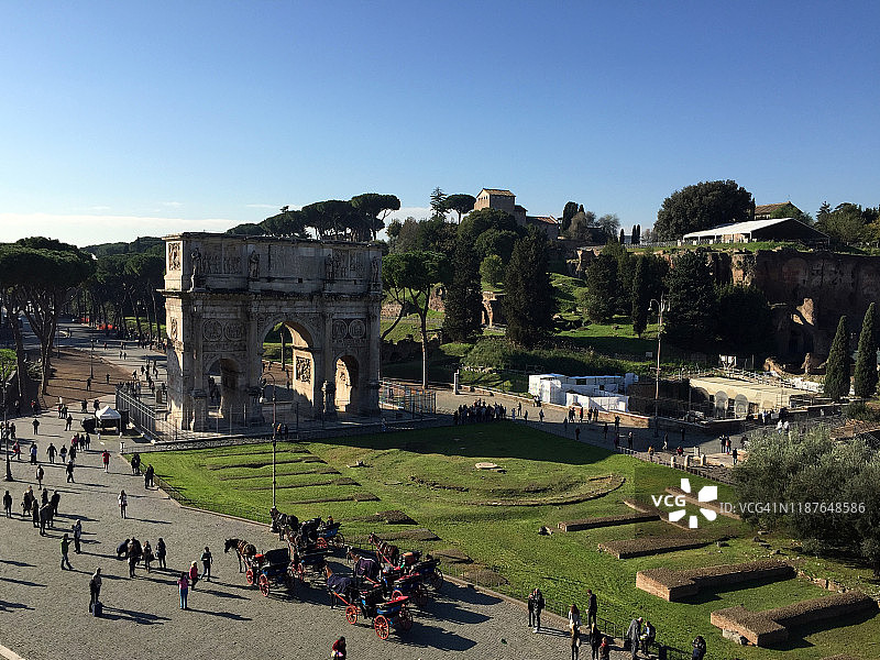 君士坦丁拱门图片素材
