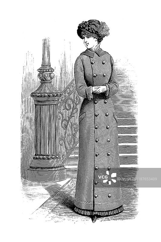 维多利亚时装女性图片素材