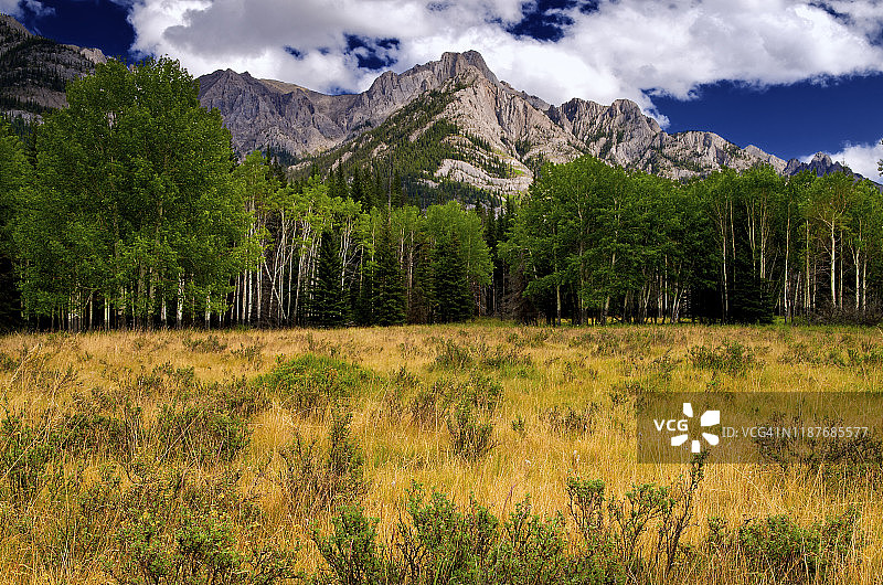 班夫国家公园的城堡山图片素材