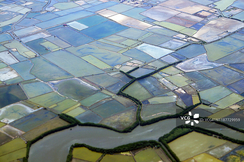 亚洲拼接景观图片素材