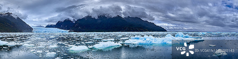 智利圣拉斐尔湖国家公园图片素材