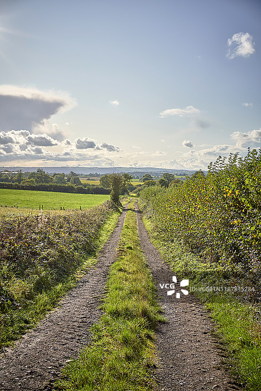 单车道公路图片素材