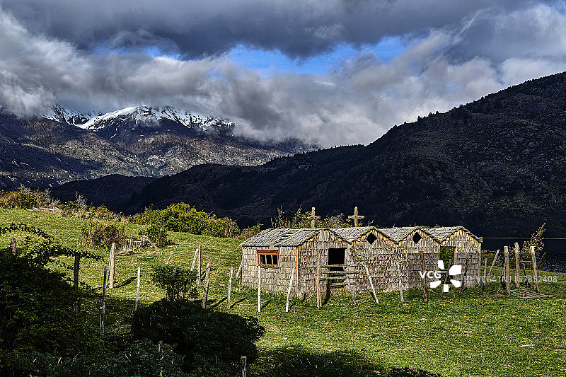 智利巴塔哥尼亚探险者河谷图片素材