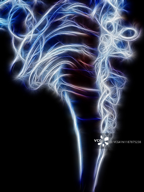 彩色烟雾抽象背景图片素材