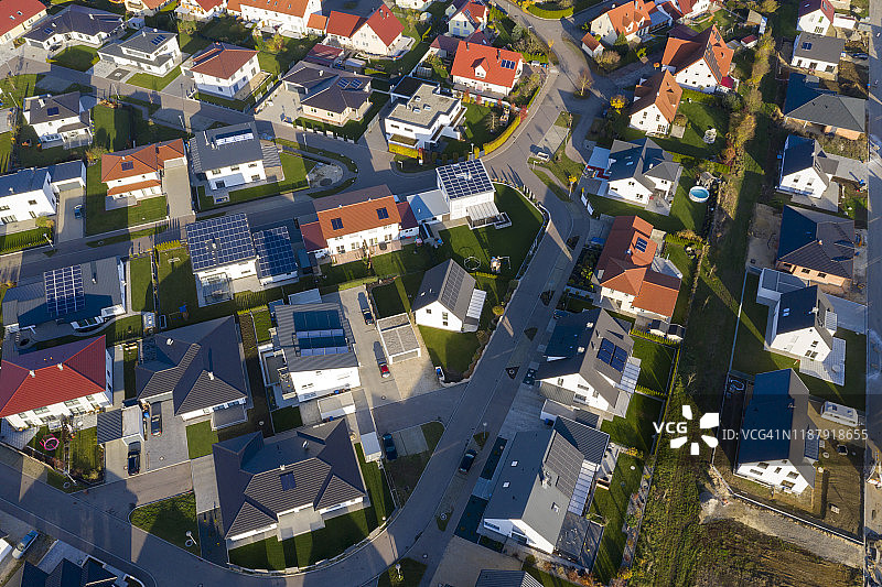 全新房屋鸟瞰图图片素材