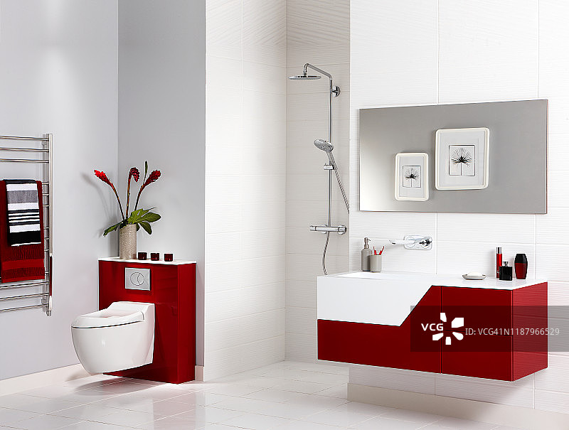 现代浴室内部图片素材