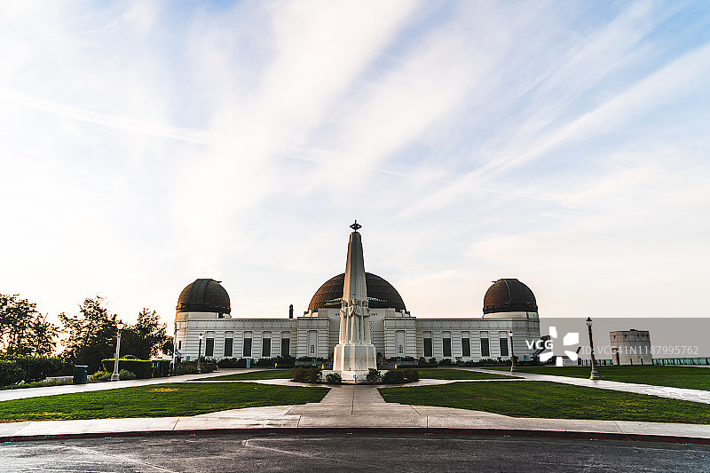 日出时分的格里菲斯公园天文台图片素材