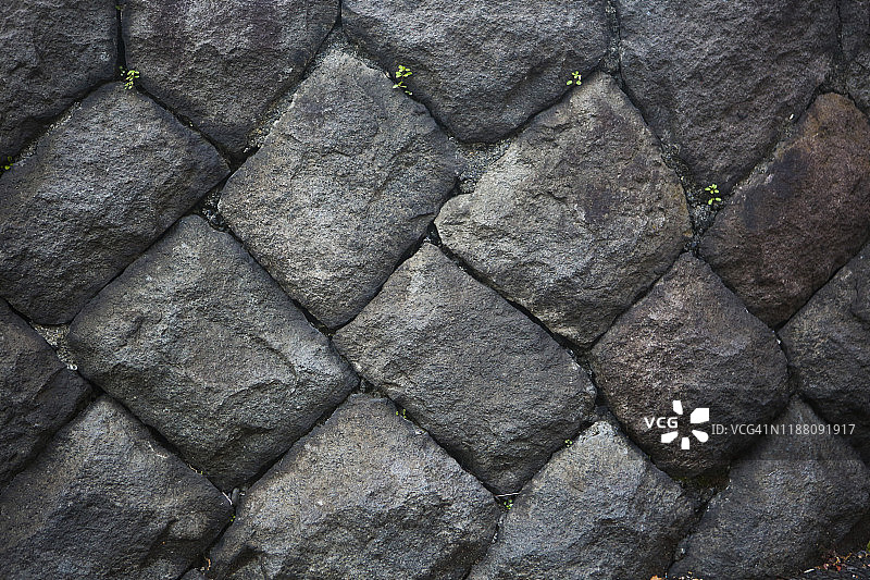 野毛山的挡土墙图片素材