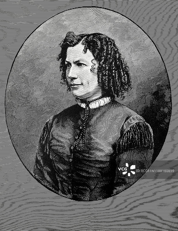 成年妇女肖像图片素材