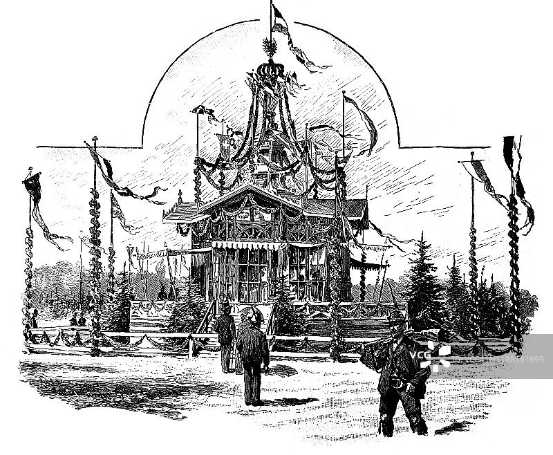 瑞士猎人的家图片素材