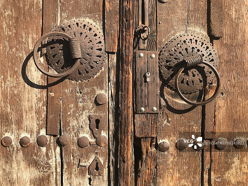 古老的木门图片素材