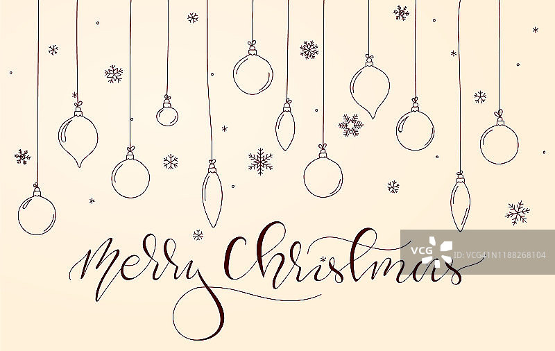 圣诞节涂鸦背景图片素材