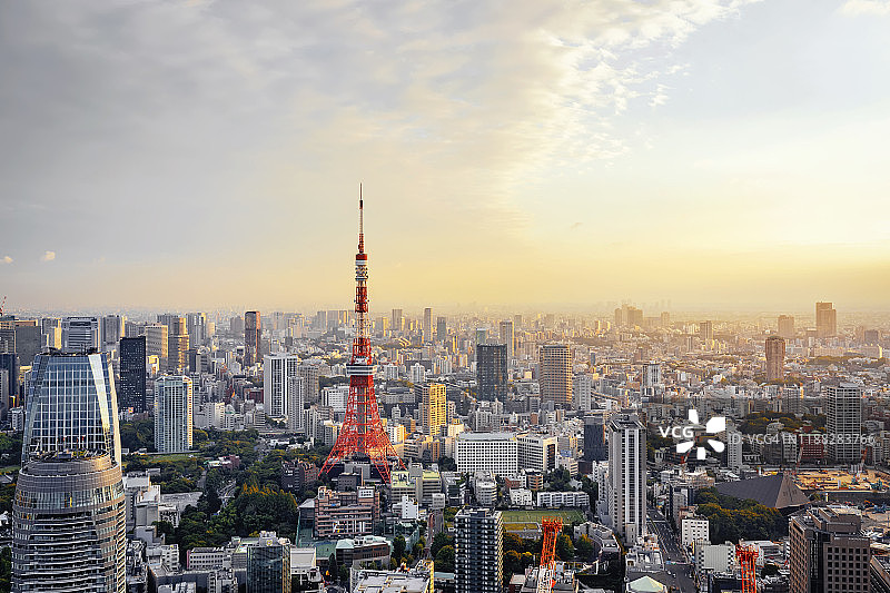 东京的日落图片素材