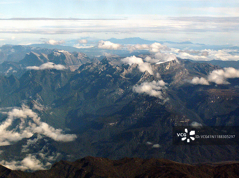 巴布亚冰川和格拉斯伯格铜矿图片素材