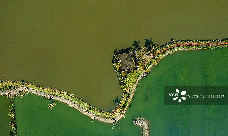 卡达马库迪旅游目的地，印度喀拉拉邦图片素材