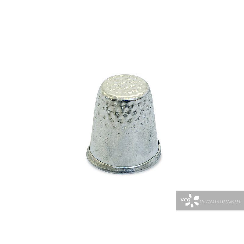 白色背景上的顶针图片素材