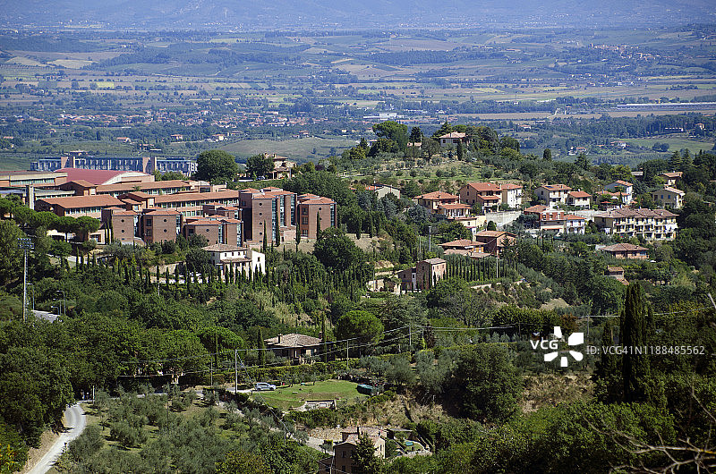 意大利蒙特普尔恰诺的托斯卡纳风光图片素材