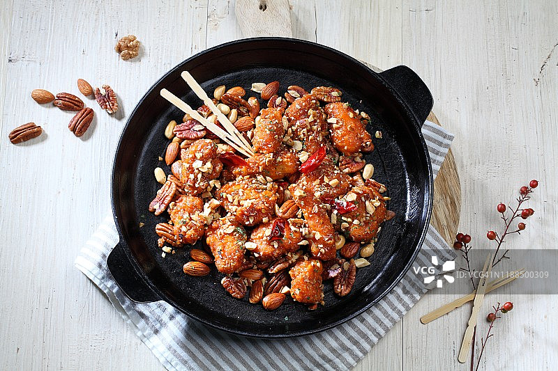 甜酸鸡块图片素材