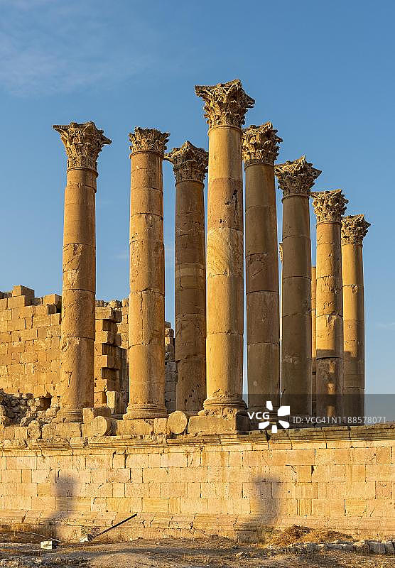 约旦杰拉什阿尔忒弥斯神庙图片素材