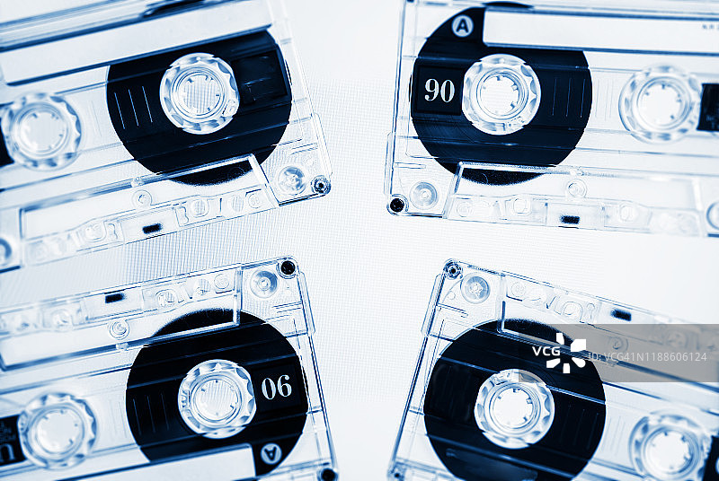 透明卡式磁带图片素材