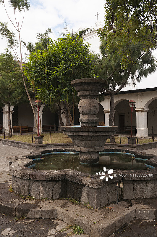 圣地亚哥使徒教区教堂，天主教堂，回廊图片素材