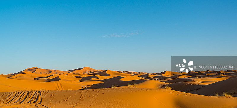 摩洛哥撒哈拉沙漠全景图片素材
